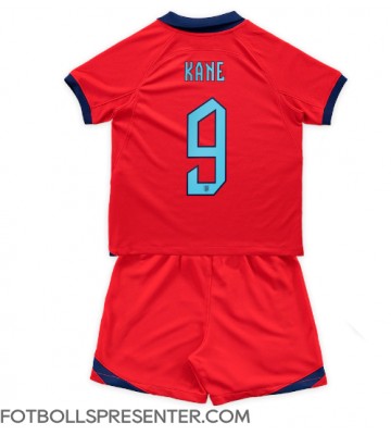 England Harry Kane #9 Bortatröja Barn VM 2022 Kortärmad (+ korta byxor)